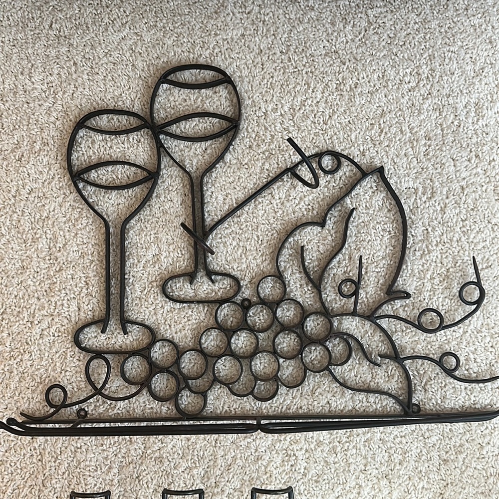 Metal wine racks